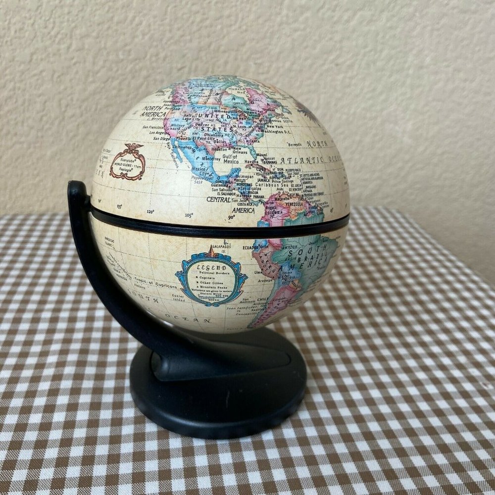 Patent Pending 2001 Replogle Globes Beige 6'' Bookshelf Kid's Teen's Room Decor